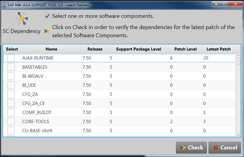 SAP BASIS RESOURCE Download JAVA SC Patches via NW JAVA Support Tool An Easy Way