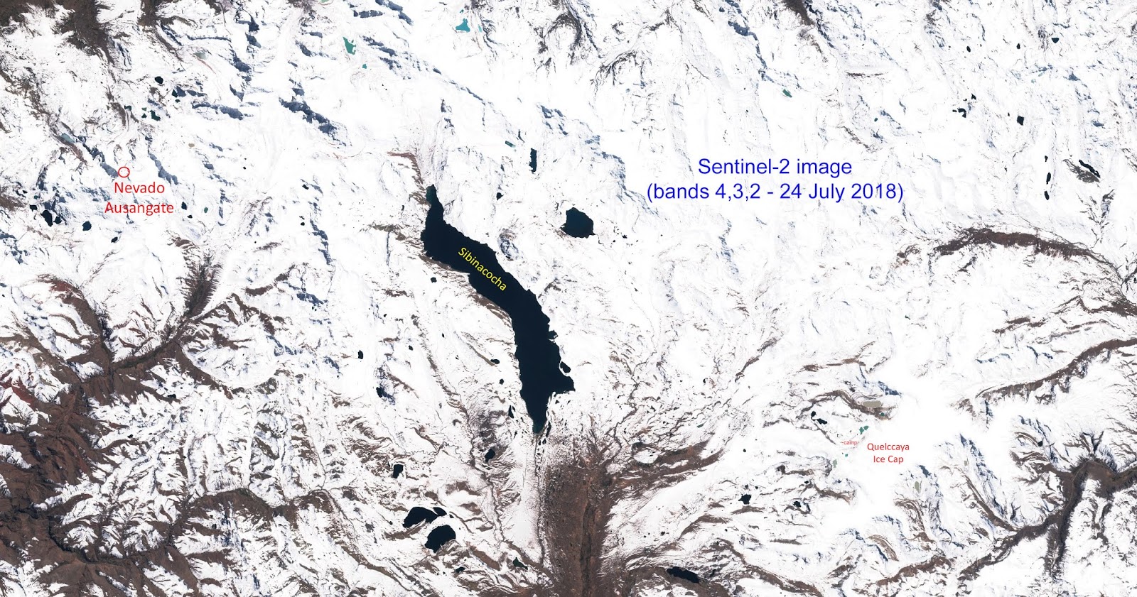 the snowy dry season of 2018 continues in the cordillera vilcanota yesterday s sentinel 2 image above reveals a landscape blanketed by snow above the snowy dry season of 2018 continues in the cordillera vilcanota yesterday s sentinel 2 image above reveals a landscape blanketed by snow above