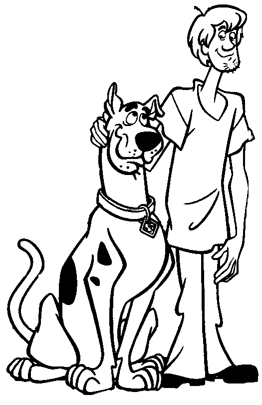 a pup scooby doo coloring pages - photo #39
