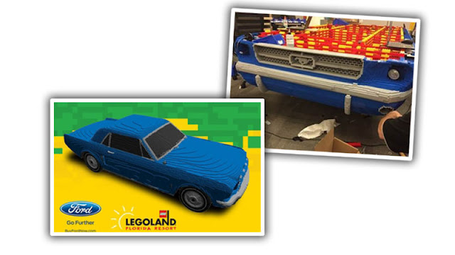 Estrutura lego legoland ford mustang