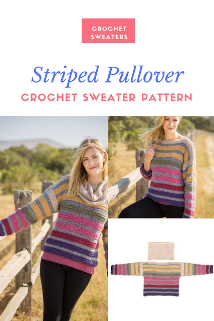 Crochet a Striped Sweater Crochet Pattern for Fall