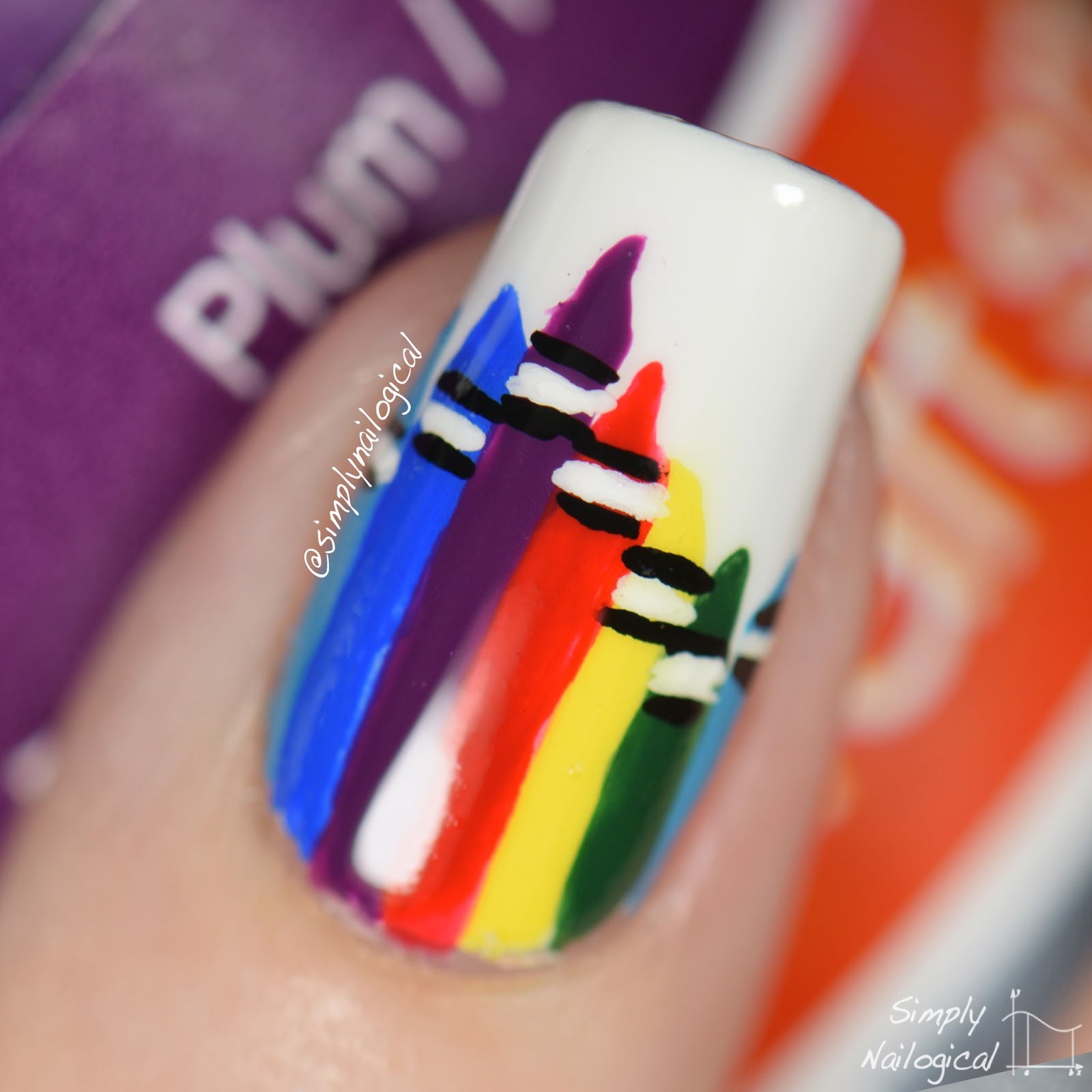 Simply Nailogical: Back to school nails & what I learned in school (or ...