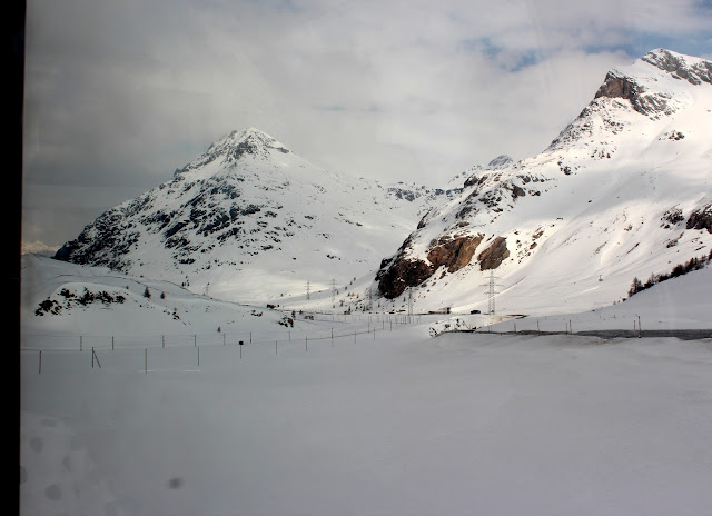 Pico Lagalb desde del Bernina Express