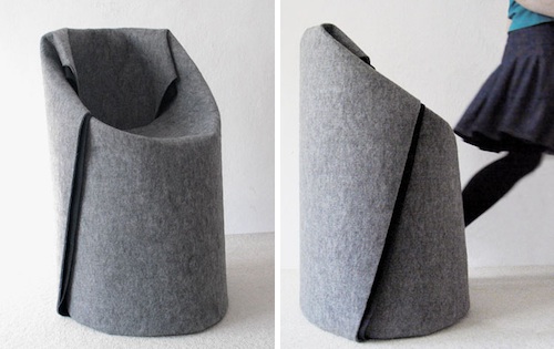 The World Is Flat: Felt Chairs!