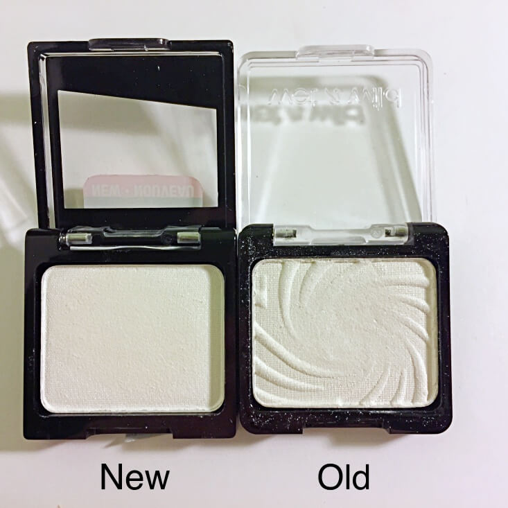 wet n wild coloricon Eyeshadow Single old vs new Sugar wet n wild coloricon Eyeshadow Single old vs new Sugar