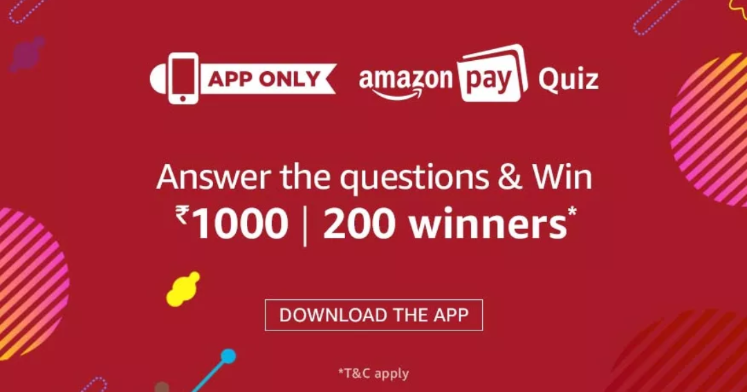 BRIGHT Amazon Pay Quiz Answer & Win Rs.1000 Amazon Pay Balance (Answers Added)