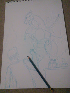 Blue Pencil Sketch Blue Pencil Sketch