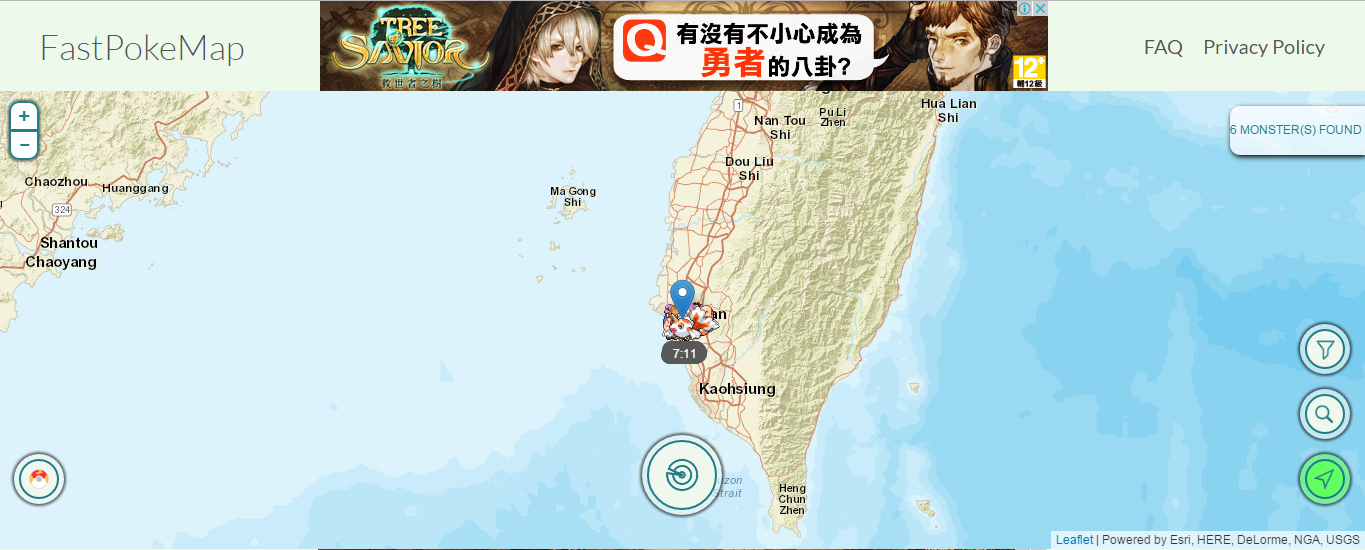 Image%2B006 - 真正的Pokemon GO雷達復活！FastPokeMap 支援包含台灣的多數區域