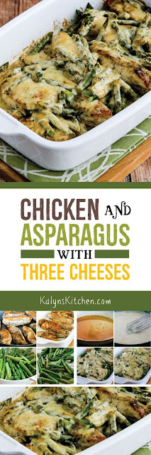 Chicken And Asparagus With Three Cheeses