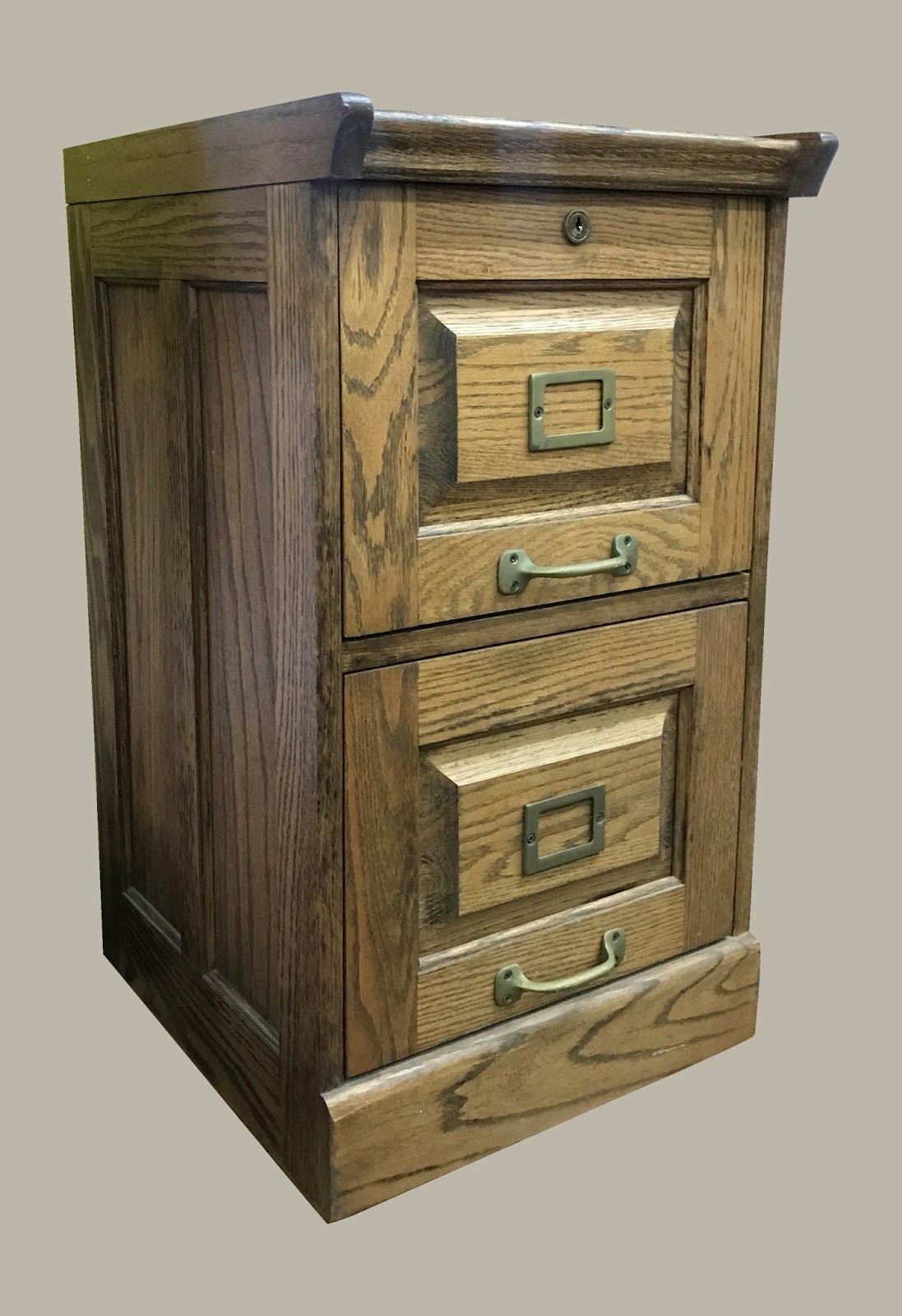 Uhuru Furniture Collectibles 2 Drawer Oak File Cabinet 45 Sold