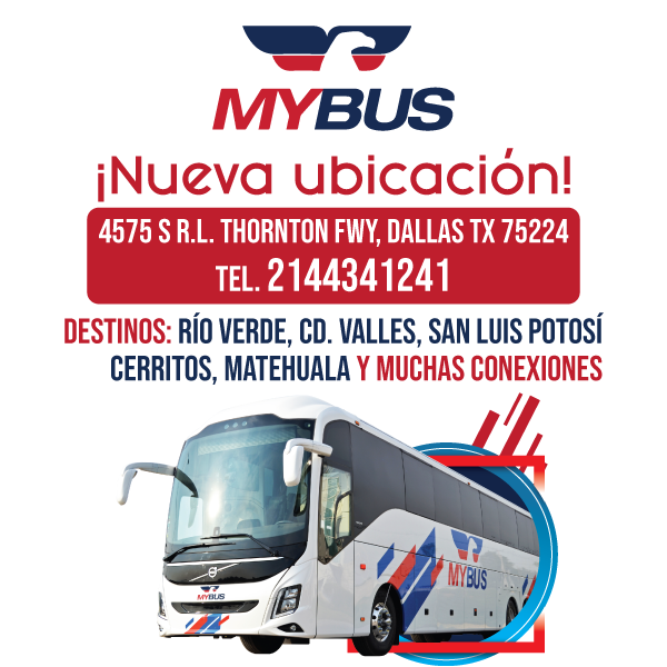 My Bus de Grupo vencedor con nueva ubicación en Dallas, Texas