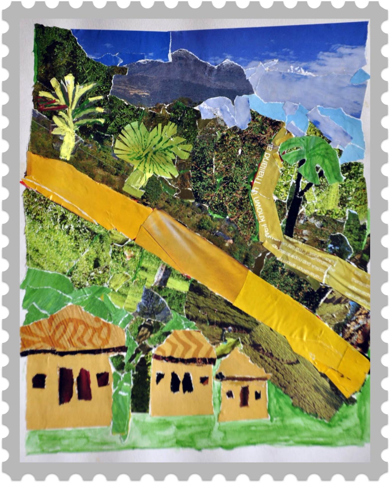 sabita's world: Paper Magic - Collage