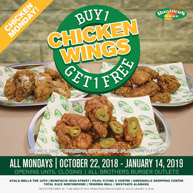 Manila Shopper Brothers Burger Buy1 Get1 Winning Deals Promo til