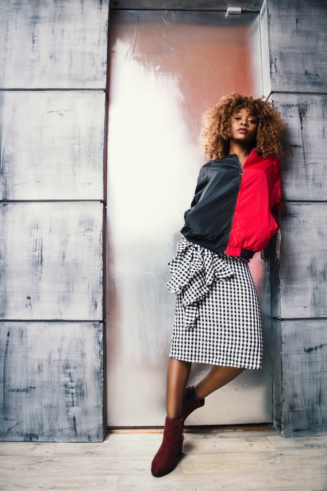 5 Different Ways To Wear Bomber Jacket With Skirt Melody Jacob