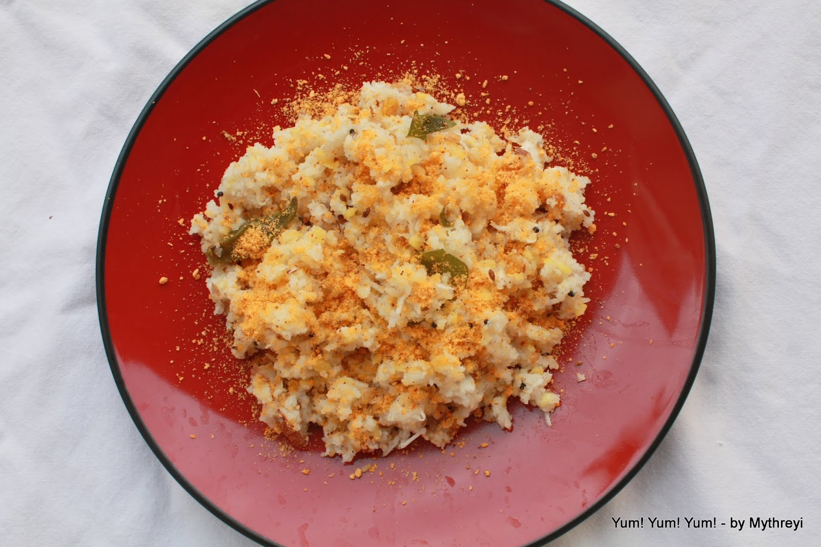 Yum! Yum! Yum!: Biyyapu Ravva Upma ~ Broken Rice Upma
