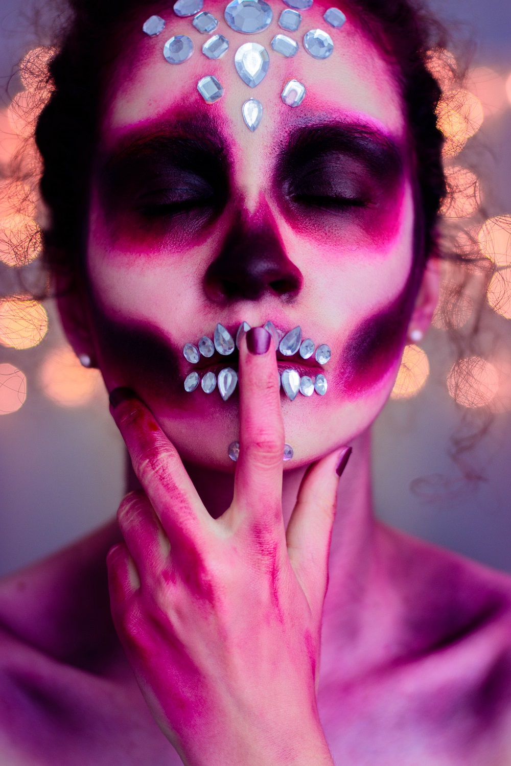 Pauuulette Halloween Makeup Grunge & Glam Skull