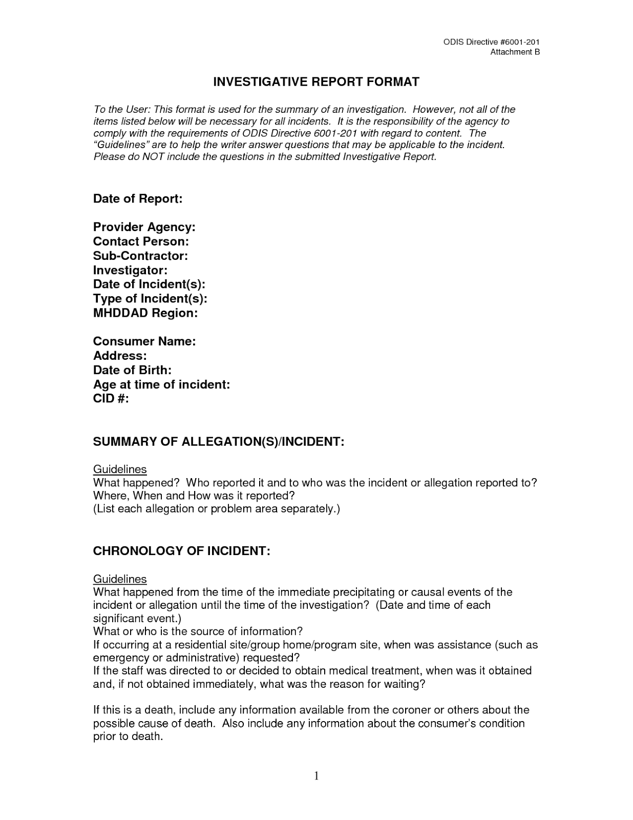 <strong>Investigation Guide for Taking Disciplinary</strong> Action - <strong>LACCD</strong> Employee investigation report template