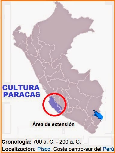 cultura paracas ubicacion geografica