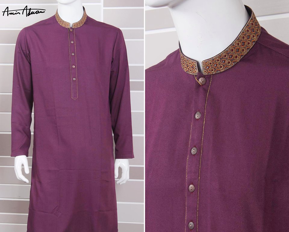 Amir Adnan Men's Kurta Designs 2015-2016 | Eid Salwar Suit For Boys ...