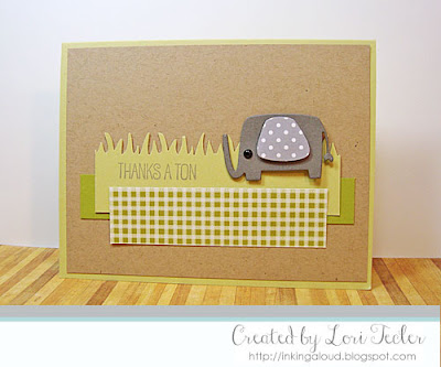 Thanks a Ton card-designed by Lori Tecler/Inking Aloud-stamps and dies from My Favorite Things Thanks a Ton card-designed by Lori Tecler/Inking Aloud-stamps and dies from My Favorite Things