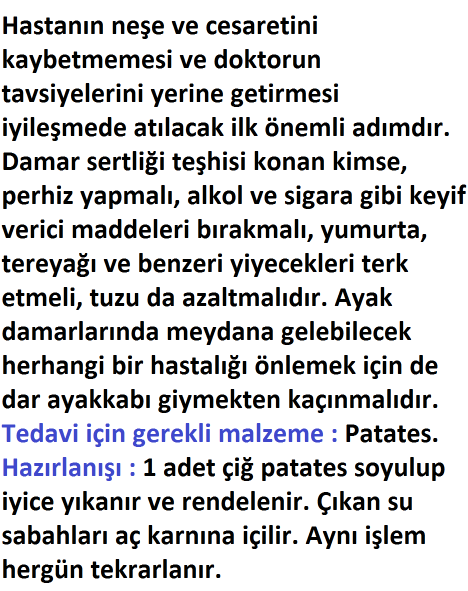 Damar Sertliği Nedir Nasıl Tedavi Edilir Damar Sertliği Nedir Nasıl Tedavi Edilir