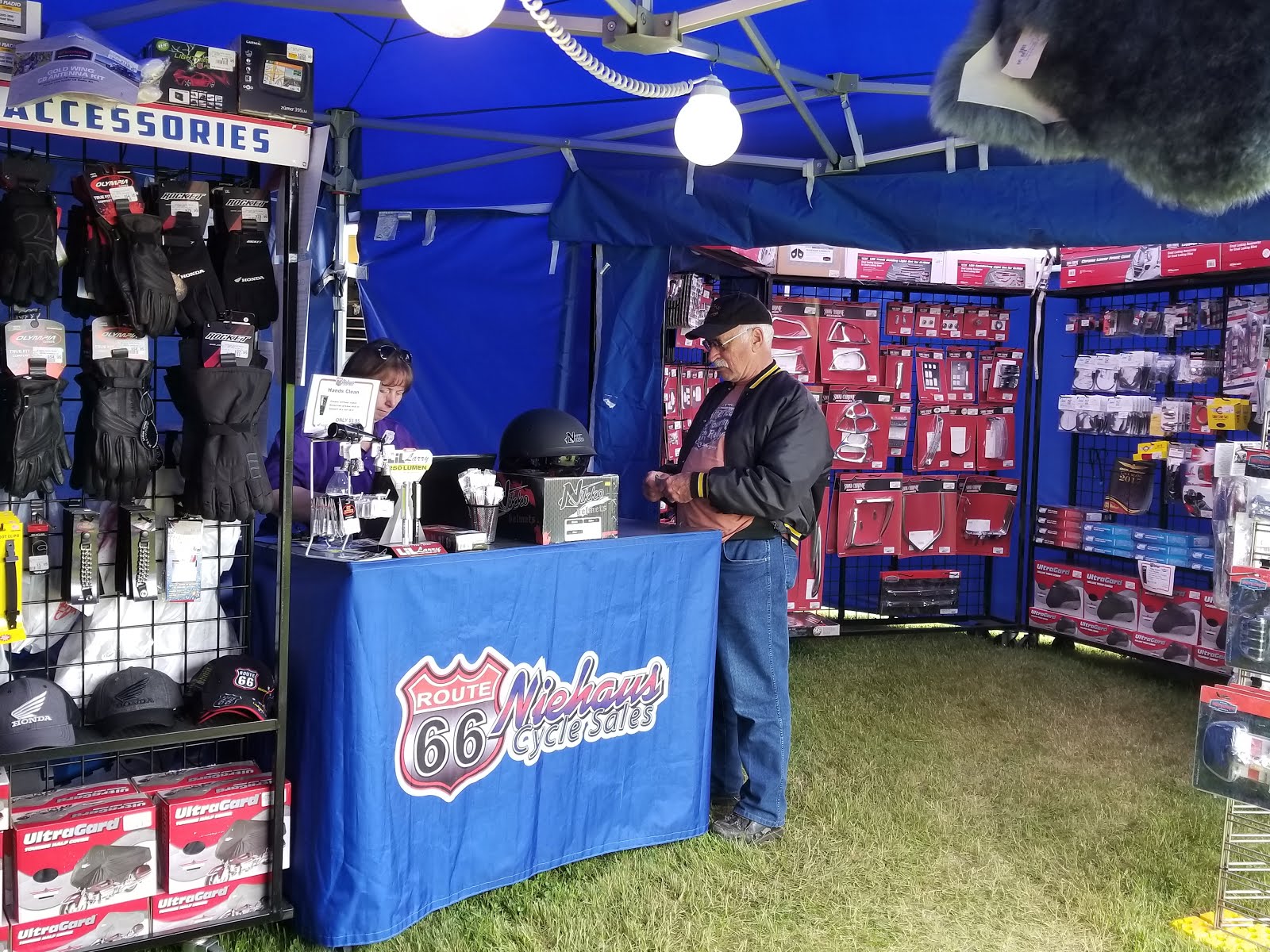 MGWA at Americade 2017 Shopping the Warrensburg Motorcycle Rally vendors