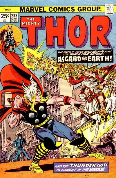 Thor #233, Earth vs Asgard