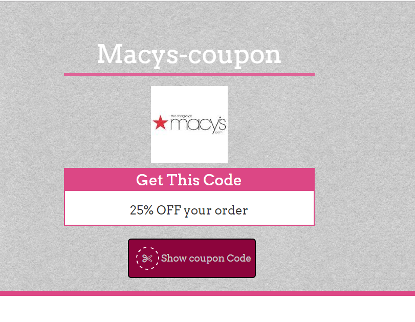 Macys 35 Coupon Code May 2017 Coupon Code 2017