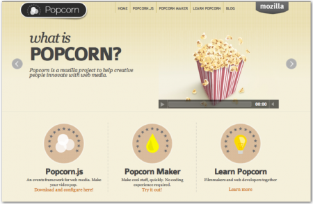 Popcorn Maker: crea vídeos interactivos online