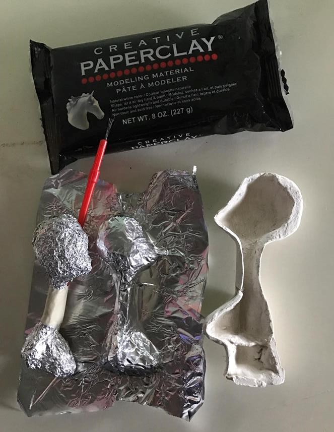  Creative Paper clay, 8 Ounces, White