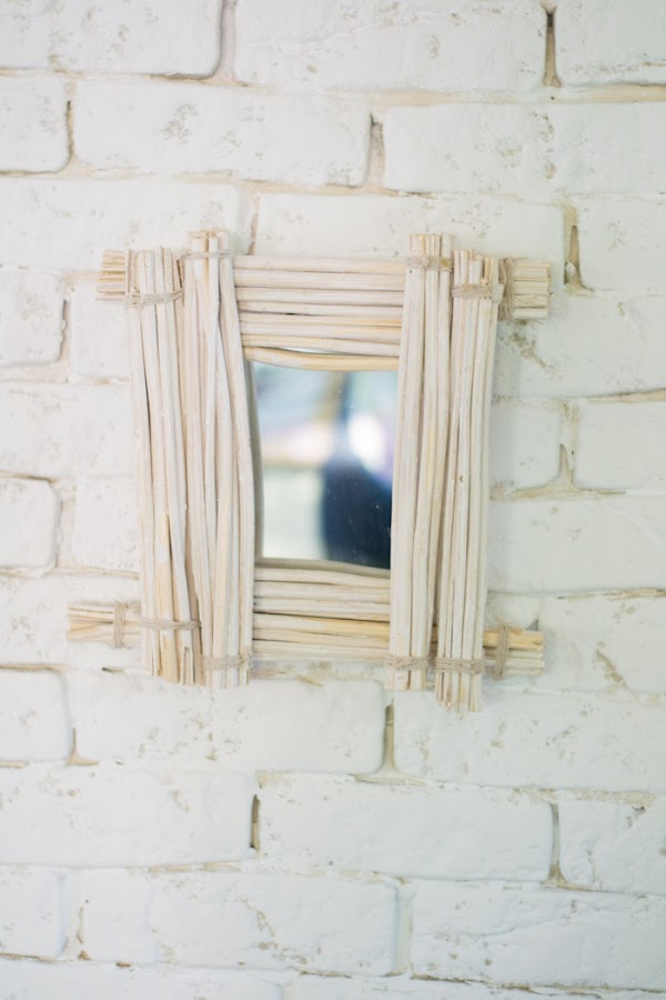 Espejo bambú diy