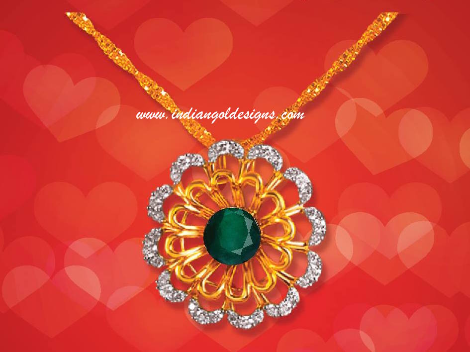 Gold And Diamond Jewellery Designs Pendant From Khazana - Khazana Jewellery Gold Pendant Designs Gold And Diamond Jewellery Designs Pendant From Khazana - Khazana Jewellery Gold Pendant Designs