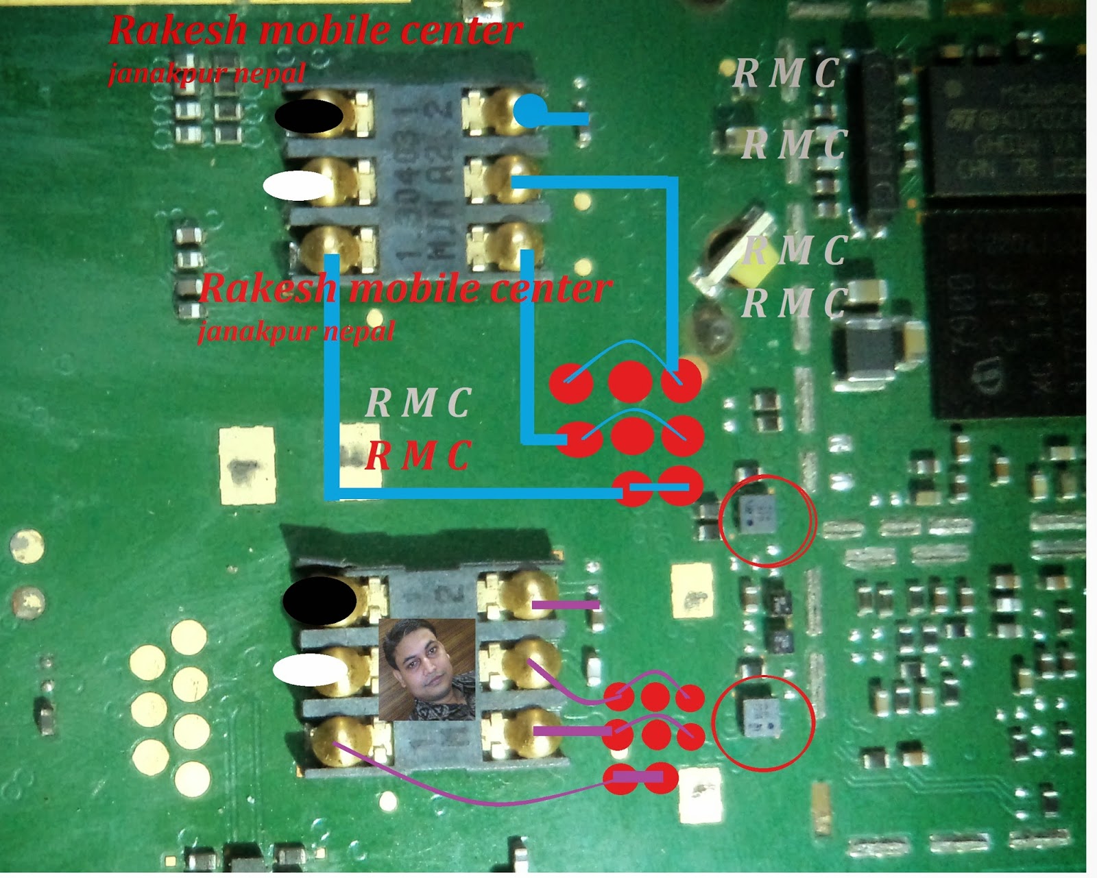 nokia c1 00 lcd mic sim light solution mobile repairing tips nokia c2 01 lcd light solution without ic