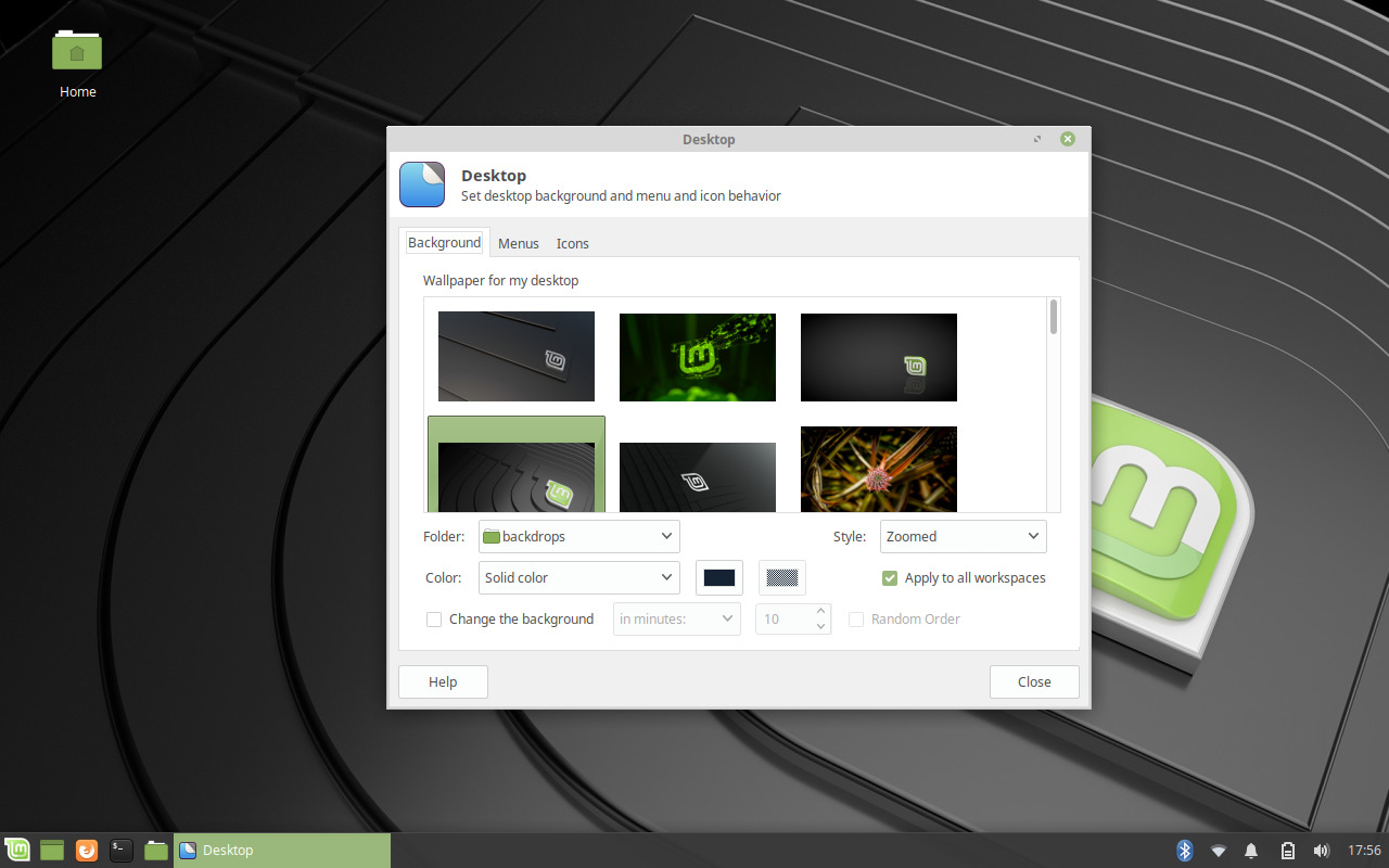 Linux Mint 19 Xfce Edition screenshots