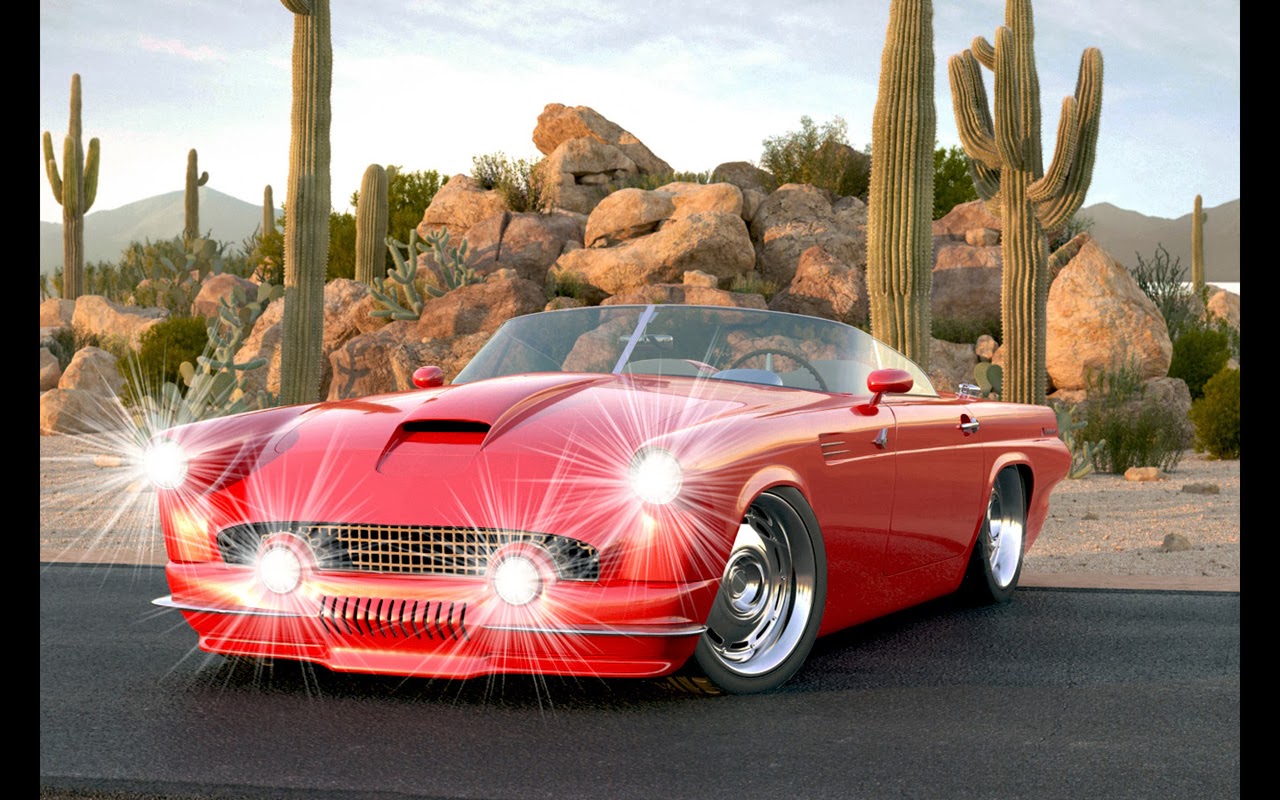 1955 Ford Thunderbird Custom II from Vizualtech