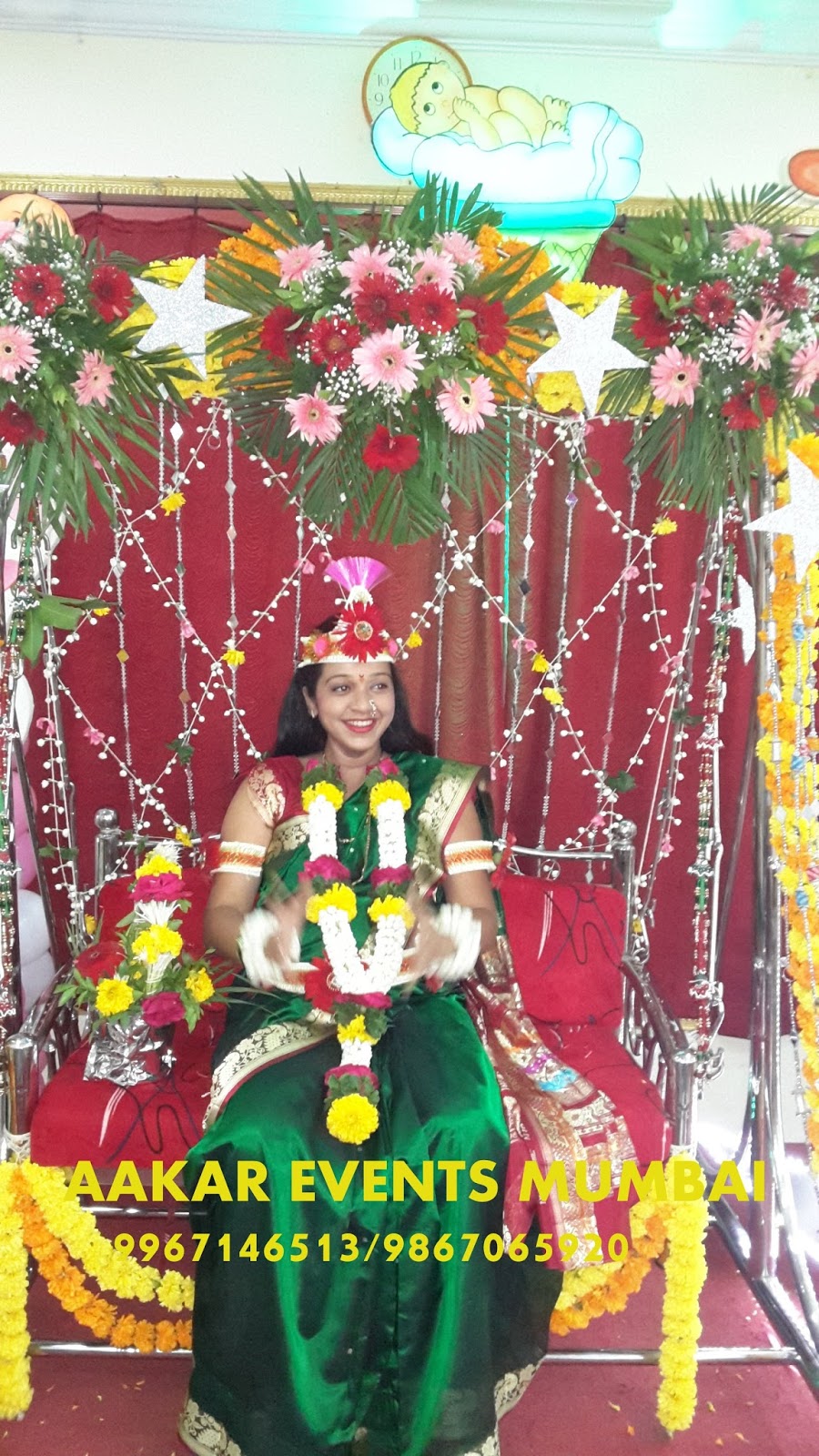 DOHALE JEVAN DECORATION IN MUMBAI ( BABY SHOWER DECORATION IN MUMBAI)