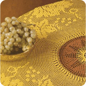 Tapete Amarillo y Marron a Crochet Tapete Amarillo y Marron a Crochet