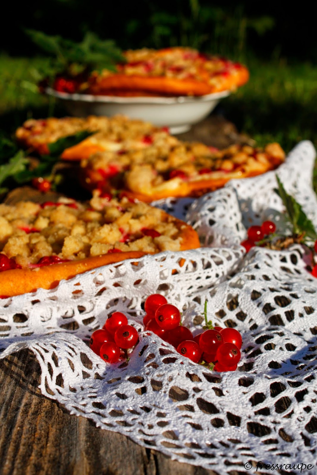 fressraupe: Wie zu Omas Zeiten: Johannisbeer-Streusel-Taler