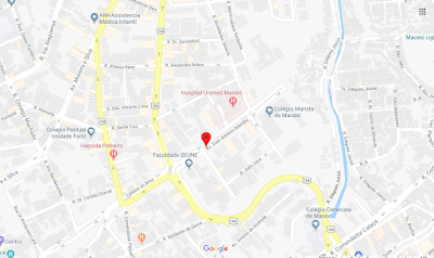 imagem do mapa e localização. empresarial DOC. muito bem localizado este empreendimento lhe traz o melhor potencial que a cidade de maceió pode lhe oferecer em relação a localidade para bons negócios em qualquer parte da cidade.