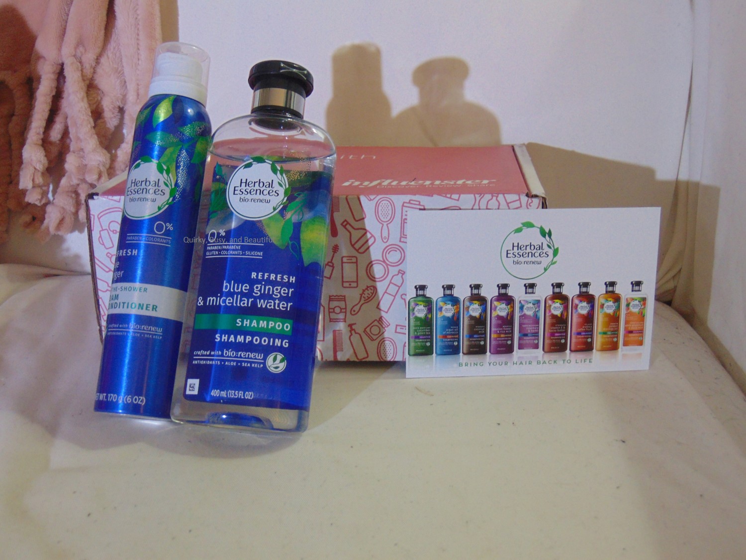 Quirky, Busy, and Beautiful Herbal Essences BioRenew Shampoo & Foam