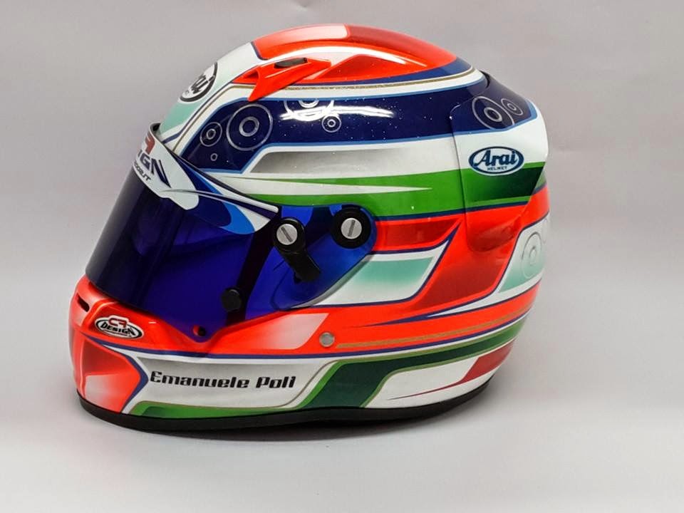 Racing Helmets Garage: Arai SK-5 E.Poli 2014 by CF Design