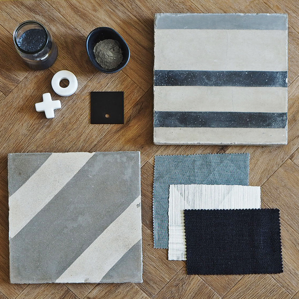 French For Pineapple Blog - Maitland & Poate Antinque Tiles French For Pineapple Blog - Maitland & Poate Antinque Tiles - Monochrome Tile Details
