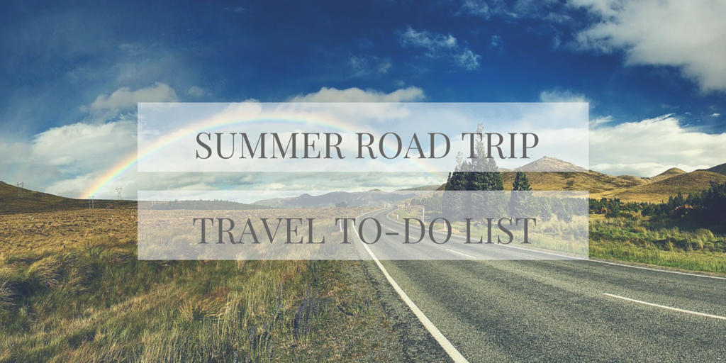 my road trip travel to do list aubrey e shaw