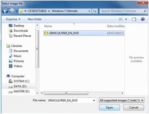 cara install windows 7 dengan daemon tools