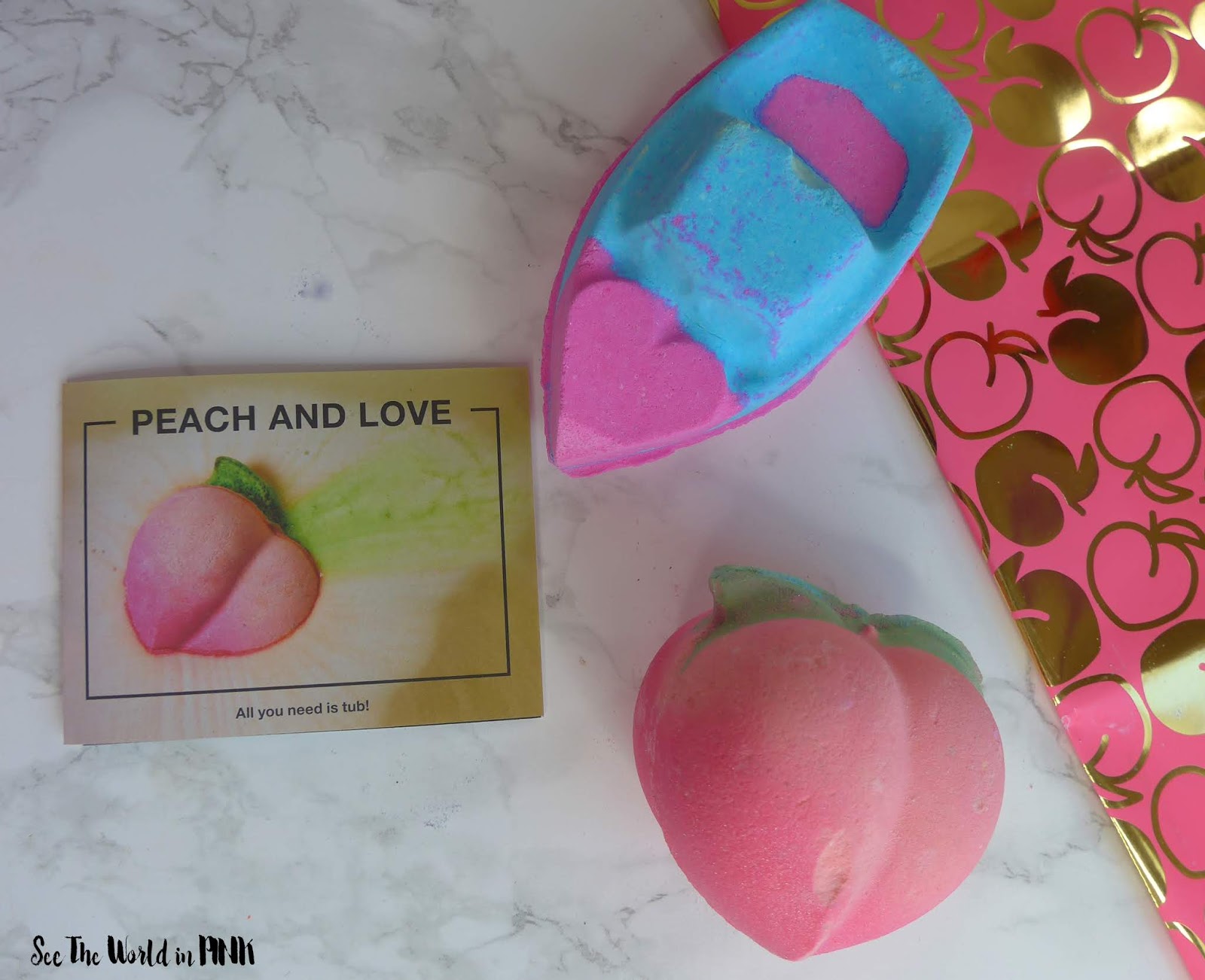 Lush Valentine's Day Bath Bombs See the World in PINK