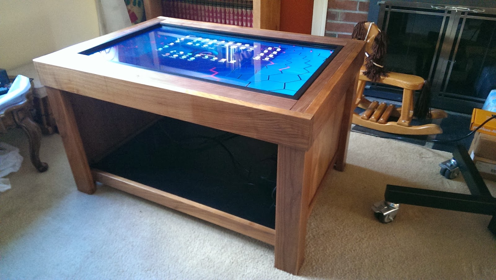 MultiTouch Gaming Coffee Table and Interactive Objects