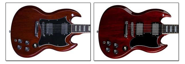 Diferentes Golpeadores de la Gibson SG
