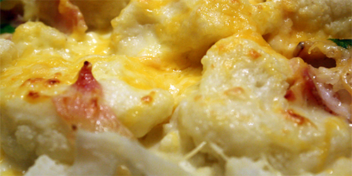 receta de Coliflor Gratinada receta de Coliflor Gratinada