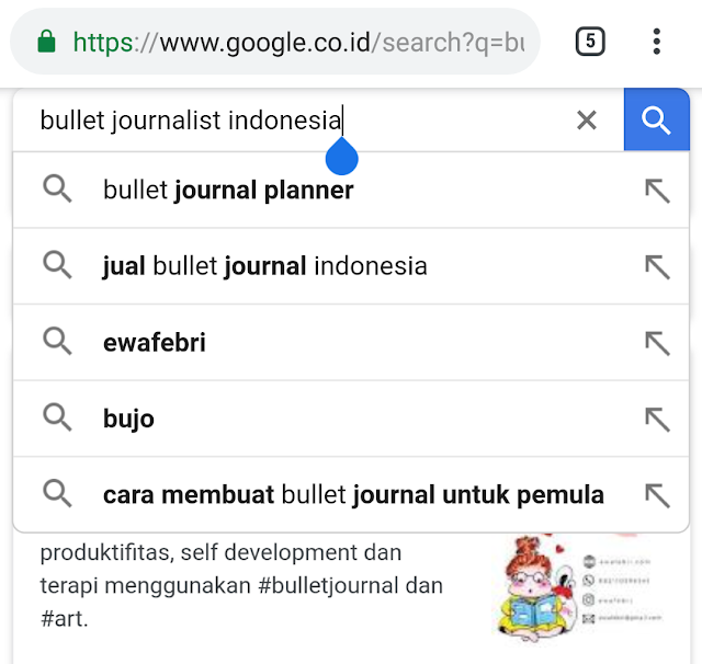 Ewafebri Bullet Journalist Indonesia