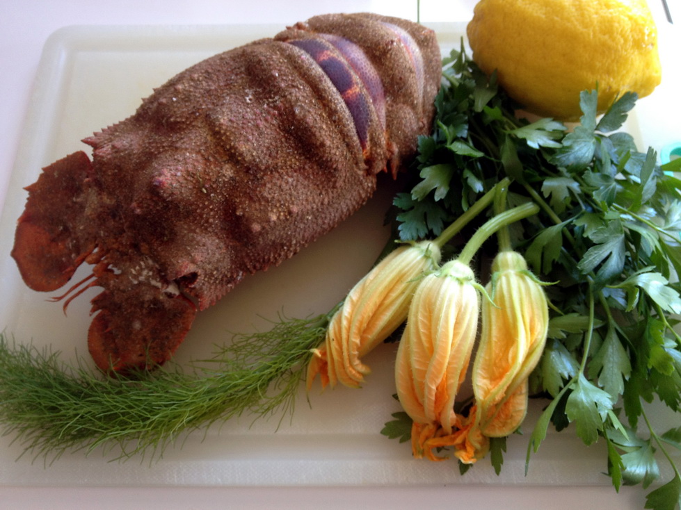 Marthese Seasonal Food Spaghetti with Lobster, Lemon and Dill Cream Sauce